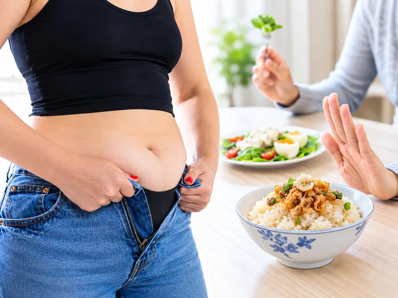 Người có mục tiêu kiểm soát cân nặng nên chú ý khẩu phần xôi để tránh nạp quá nhiều năng lượng.